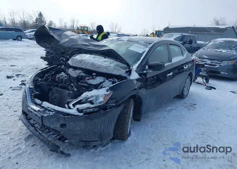 2019 Nissan Sentra Sv z USA, uszkodzony, nr VIN 3N1AB7AP5KY424711